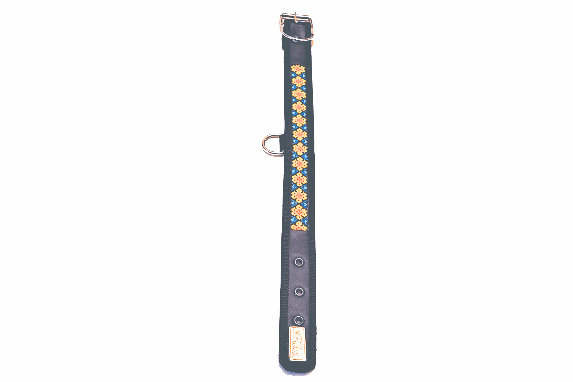 Correa para perros con diseño bordado tradicional, perfecta para paseos y control de mascotas de todas las razas. Combina estilo y funcionalidad en un accesorio duradero y cómodo.